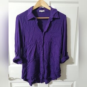 PLEIONE Women's Blouse size Large Made in USA